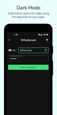 Direct Chat for WhatsApp android App screenshot 0